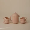Silikonowa zastawa do herbatki - Blush