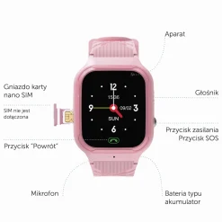 Smartwatch dla dzieci - Różowy