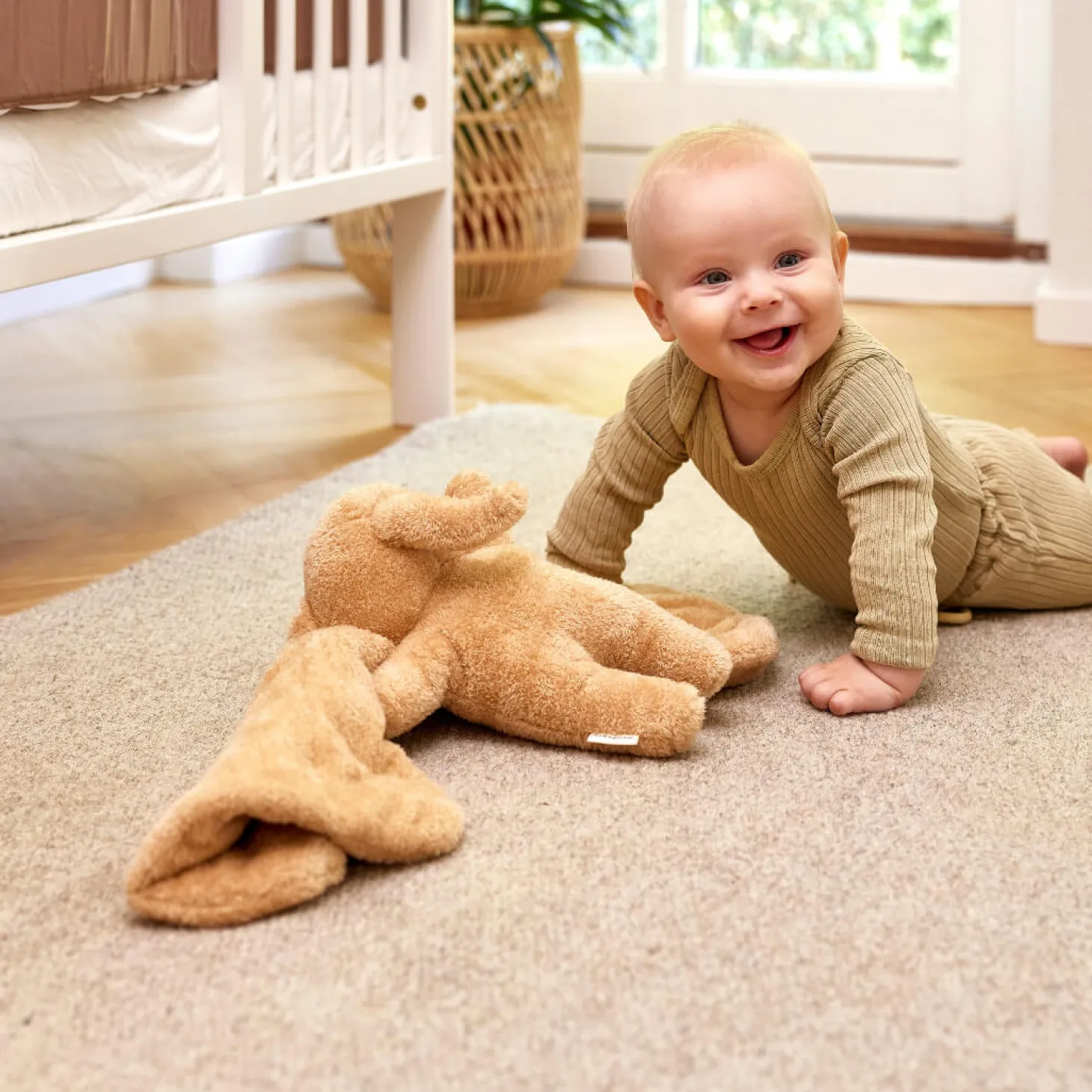 Stabilizator dla dziecka pluszak obciążeniowy słoń 0,8kg - szary