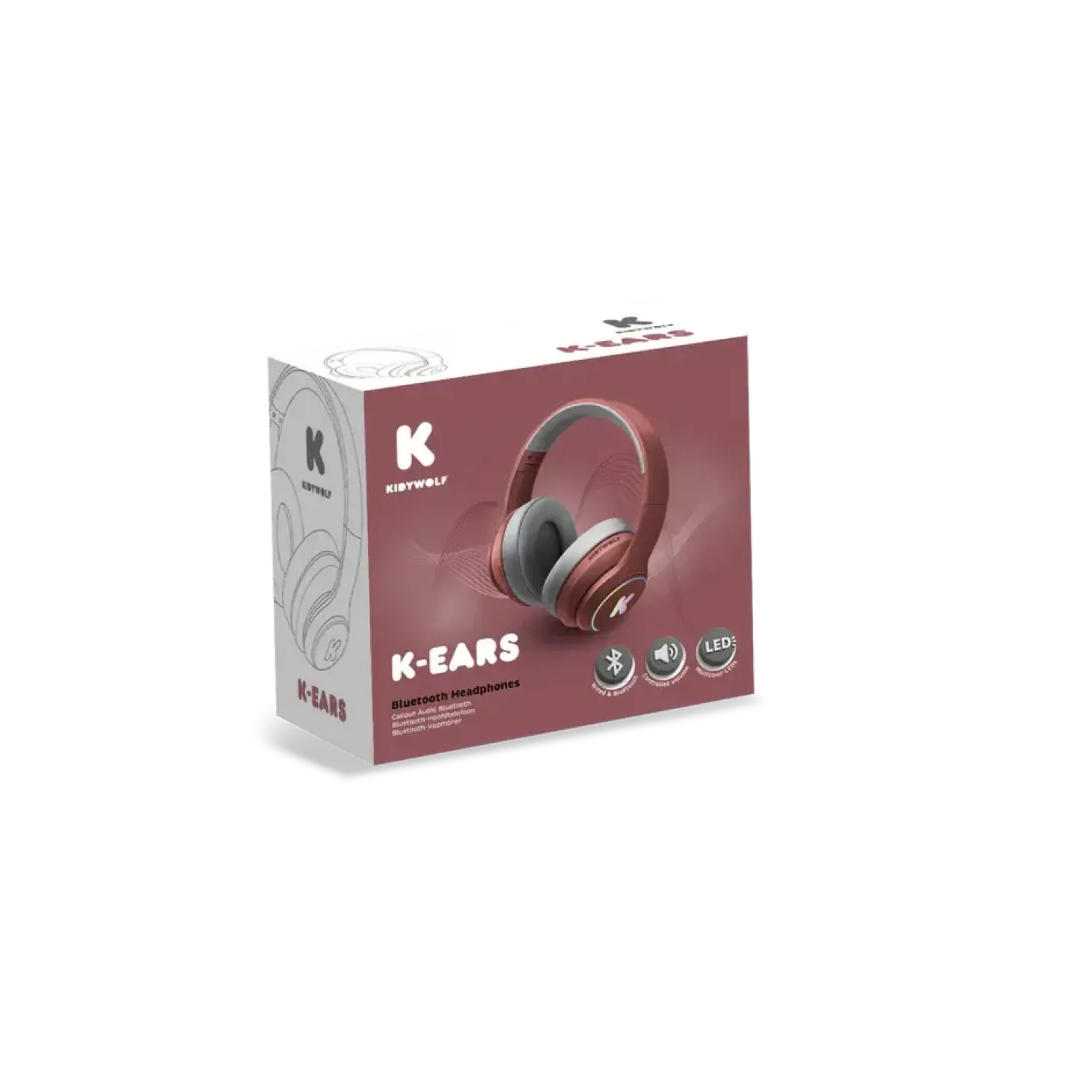 Słuchawki K-EARS - czerwone