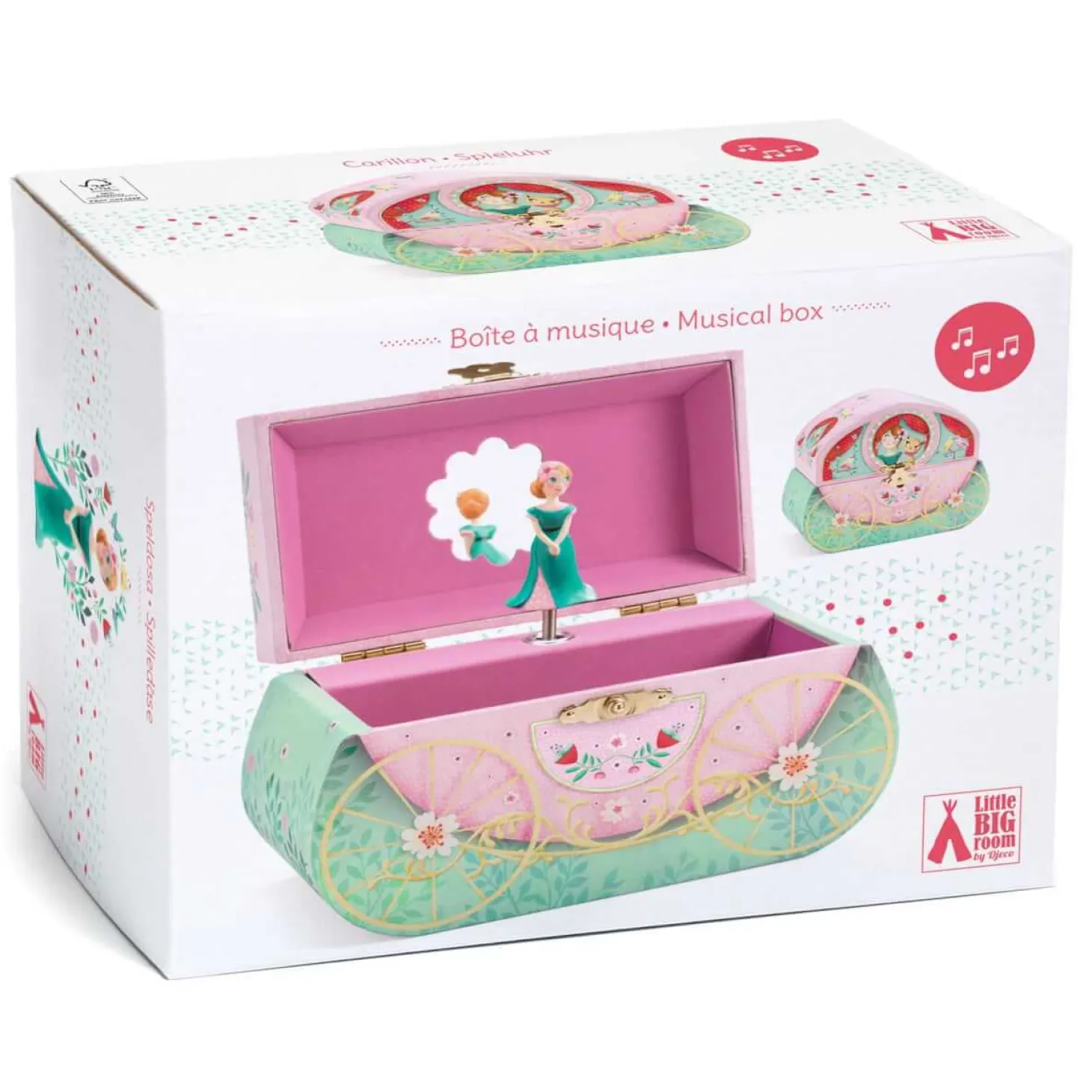 Szkatułka z pozytywką KAROCA L. Friedman