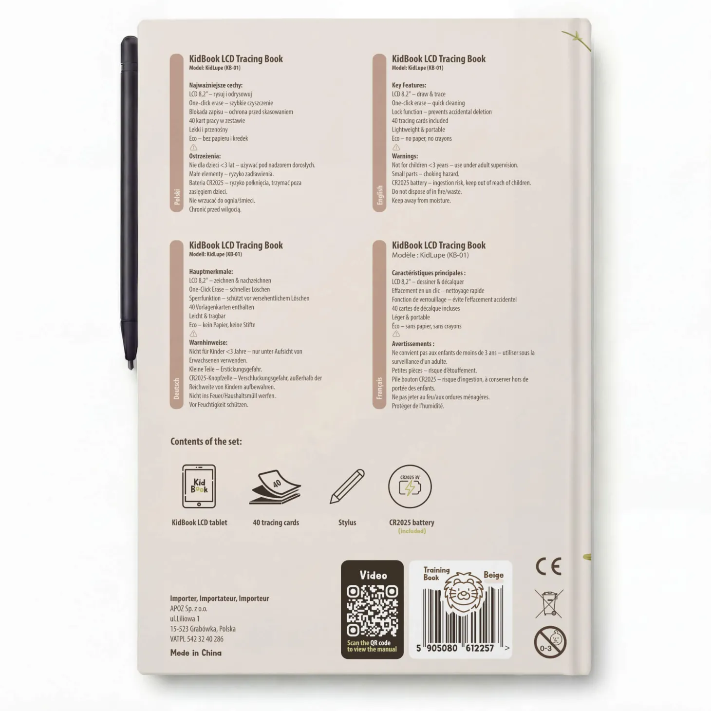 Tablet graficzny KidBook - Safari
