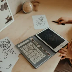 Tablet graficzny z szablonami do rysowania KIDYDRAW-MINI - ocean i piraci