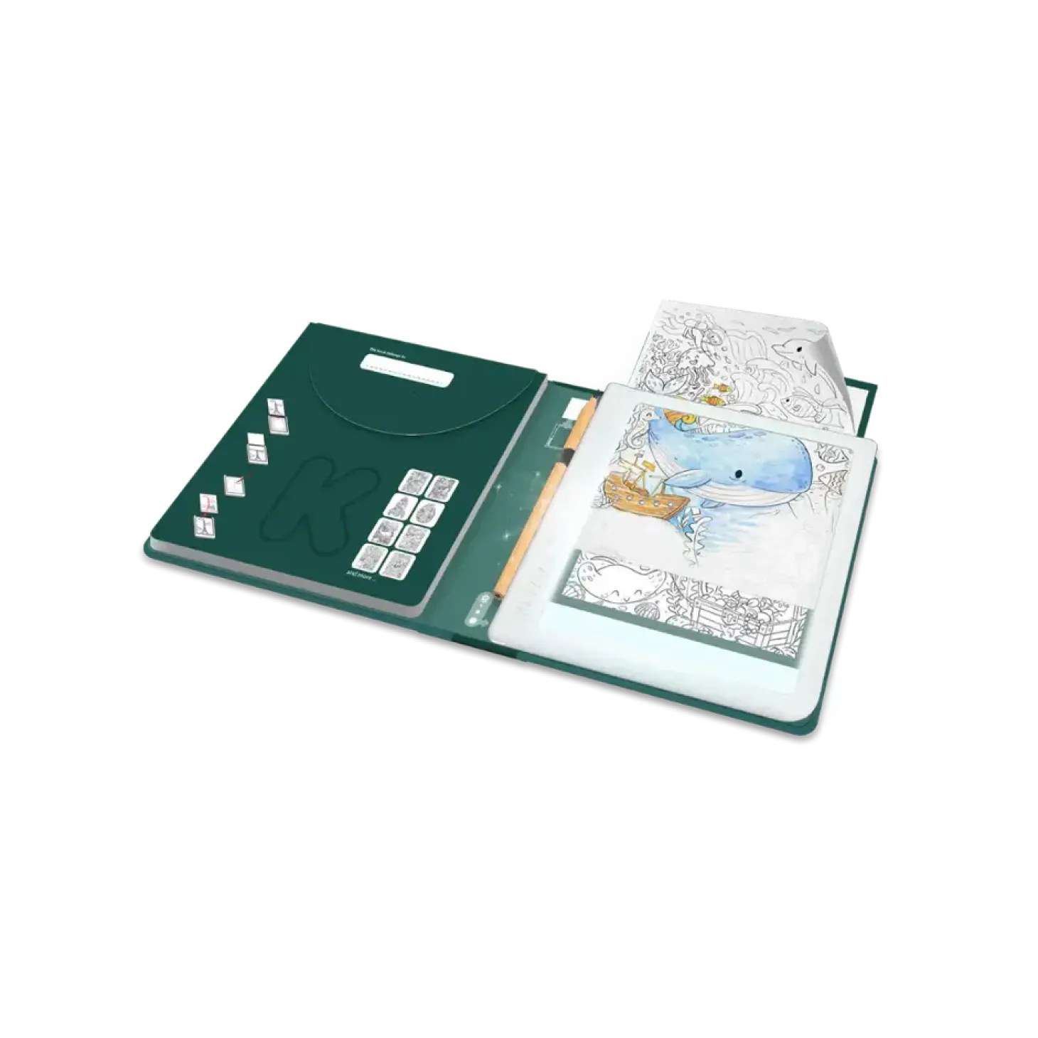 Tablet graficzny z szablonami do rysowania KIDYDRAW-PAD - Meli Melo, 10+