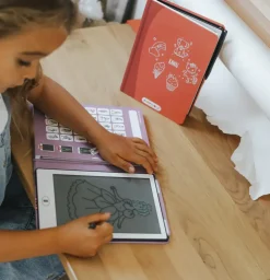 Tablet graficzny z szablonami do rysowania KIDYDRAW-MINI - princess