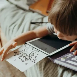 Tablet graficzny z szablonami do rysowania KIDYDRAW-MINI - princess