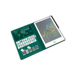 Tablet graficzny z szablonami do rysowania KIDYDRAW-MINI - zwierzęta dookoła świata