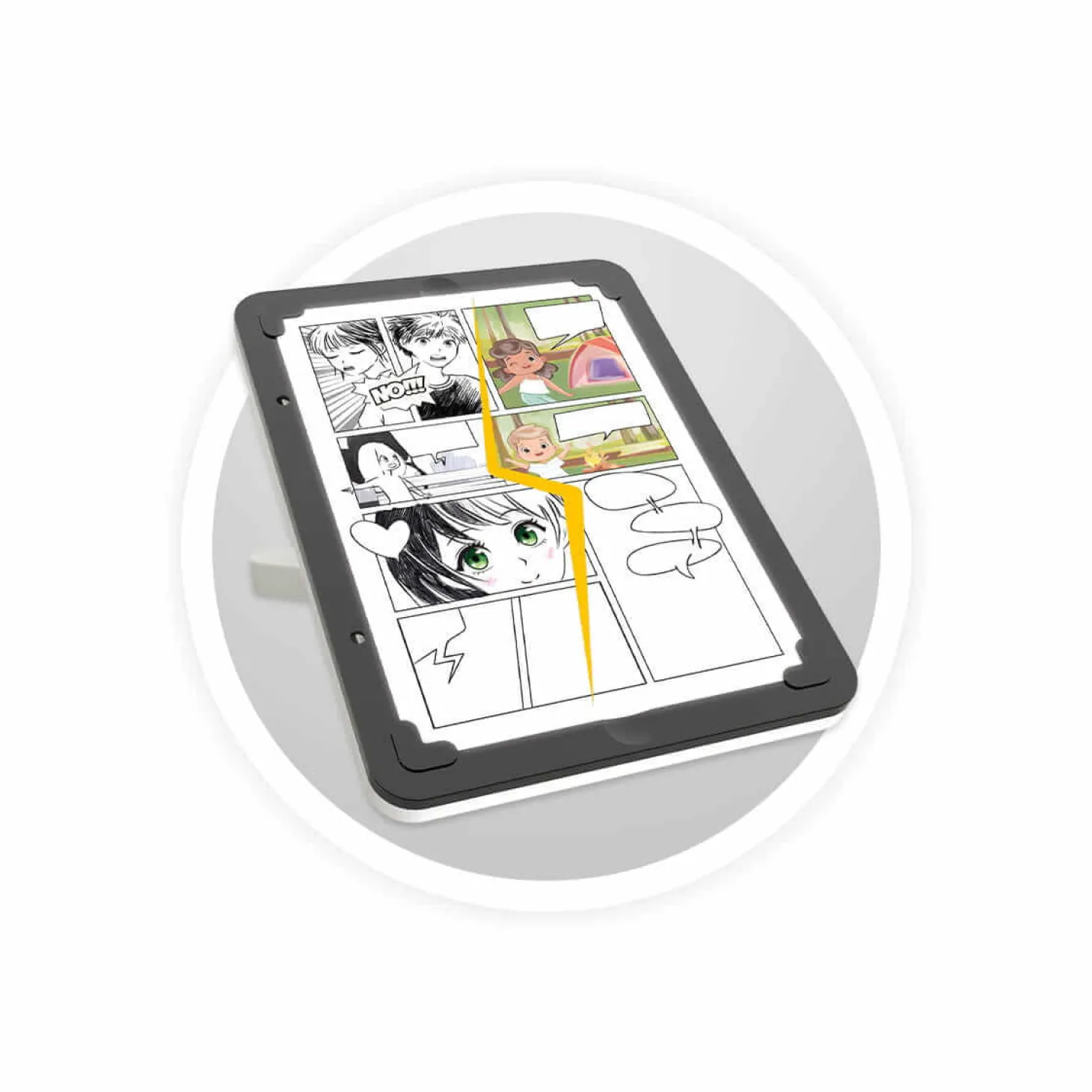 Tablet 3 w 1 z podświetleniem