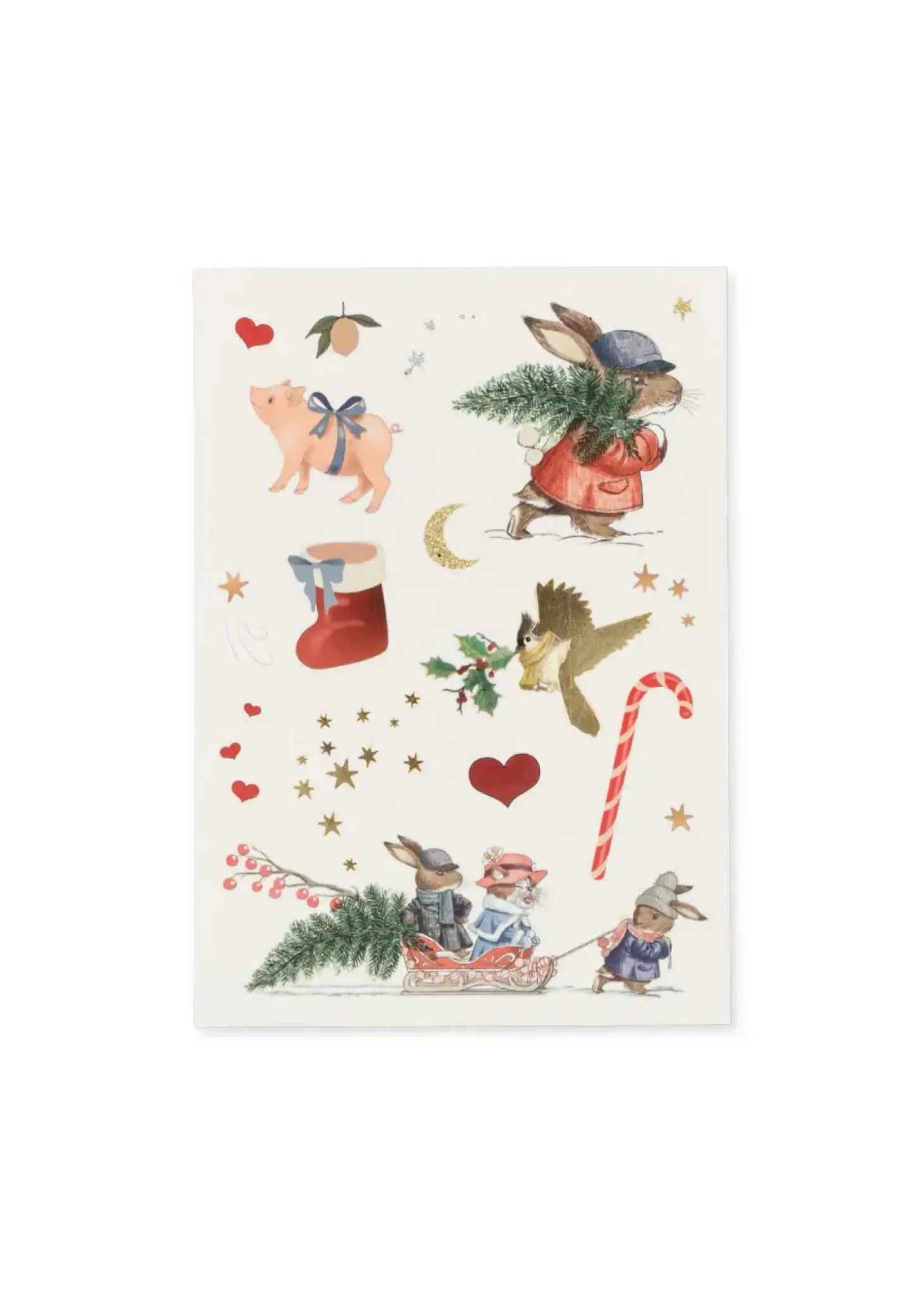 Tatuaże christmas multi - zwierzątka