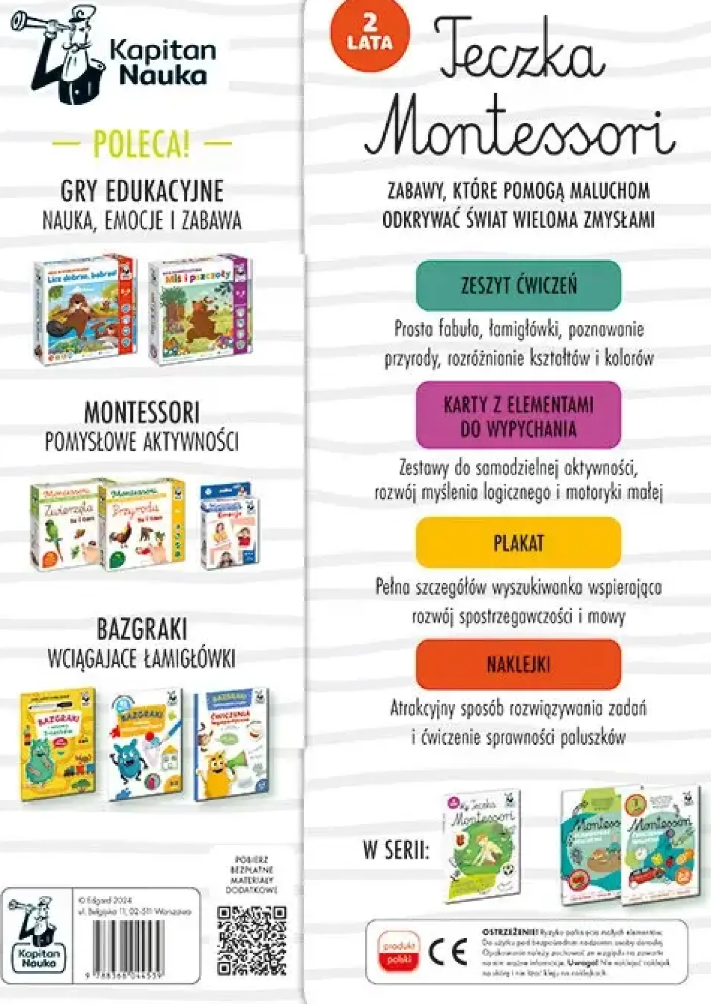 Teczka Montessori. 2 lata