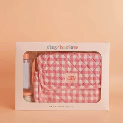 Torba z akcesoriami dla lalek Pink Gingham