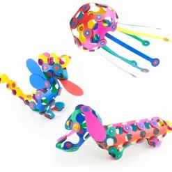 Układanka magnetyczna CLIXO Super Rainbow, 60 elementy