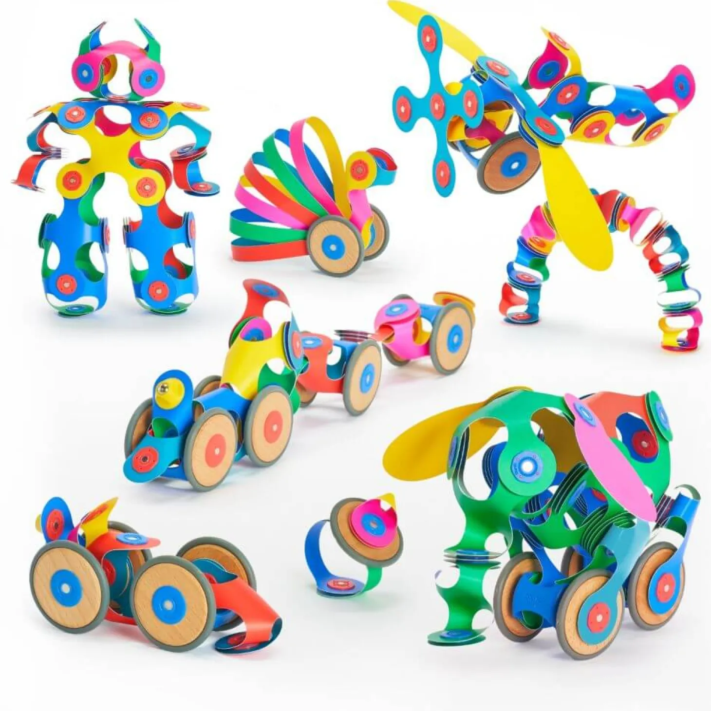 Układanka magnetyczna CLIXO Wheel Creator Pack