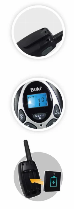 WALKIE-TALKIE z akumulatorem - zasięg 4 km