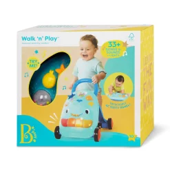 Walk 'n’ Play– muzyczny chodzik-pchacz z odpinanym panelem interaktywnym