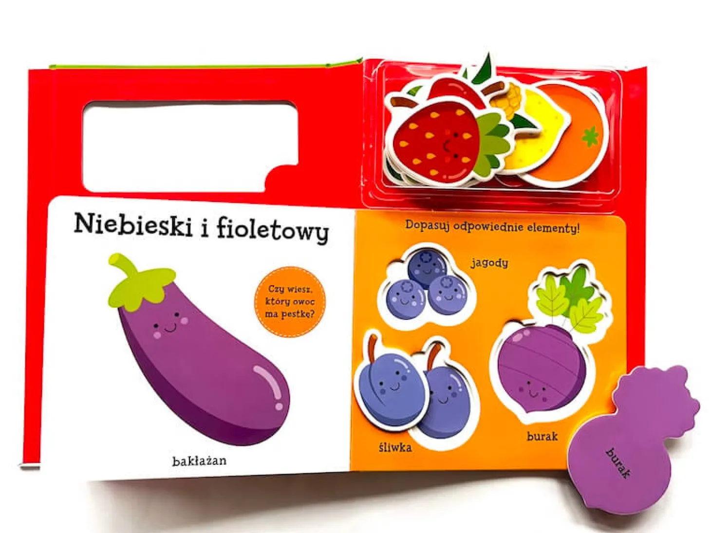 Warzywa i owoce. Akademia Mądrego Dziecka. Poznajemy świat