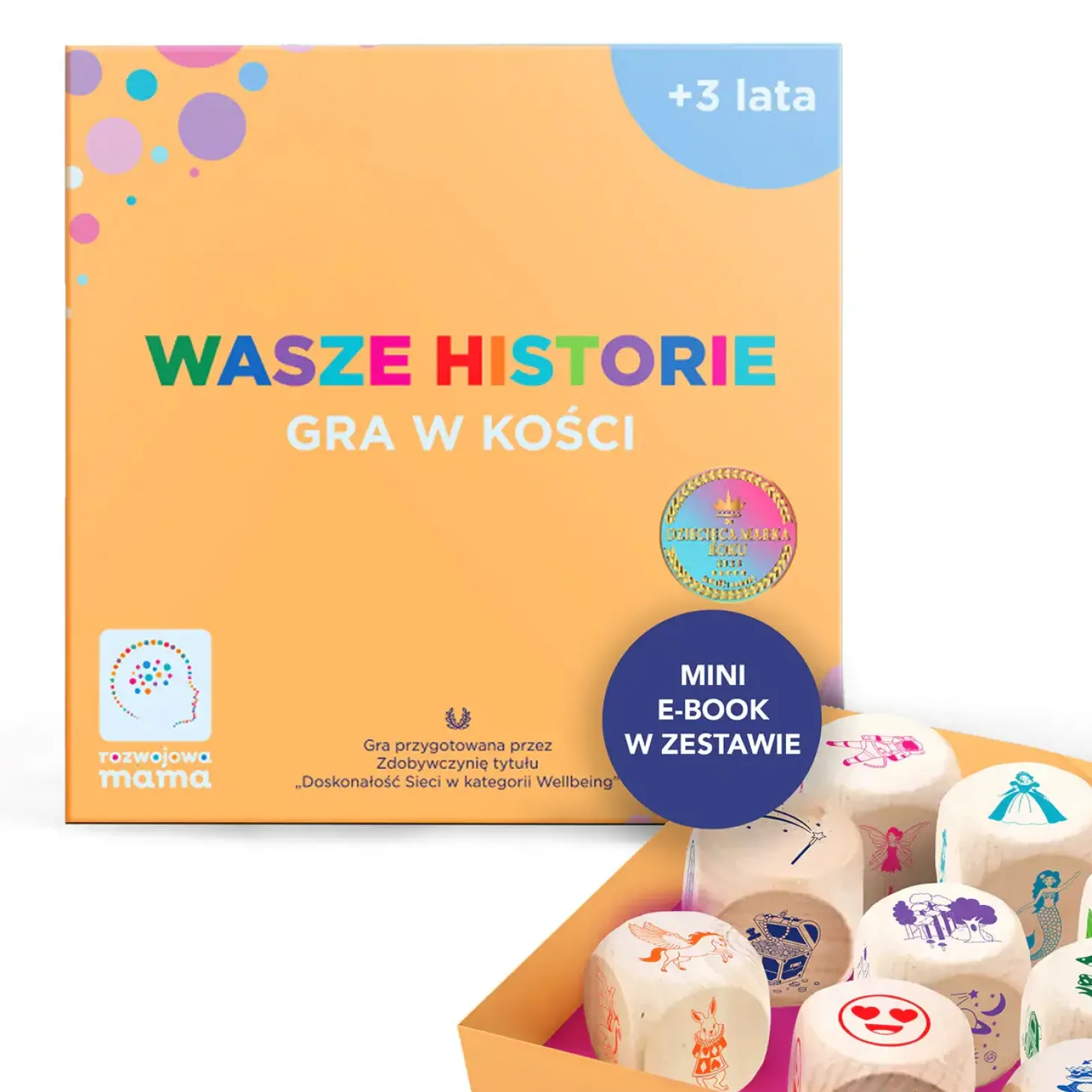 Wasze historie - zestaw kości do opowiadania historii + mini e-book 3+