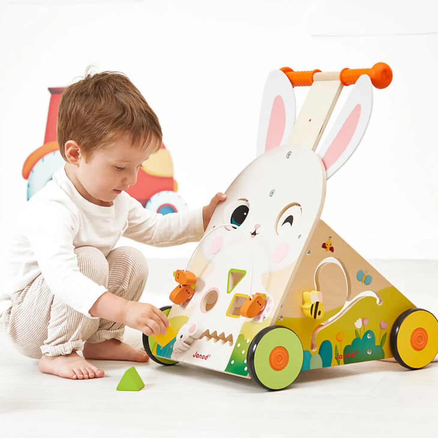 Wielofunkcyjny pchacz edukacyjny Farma 12 m+