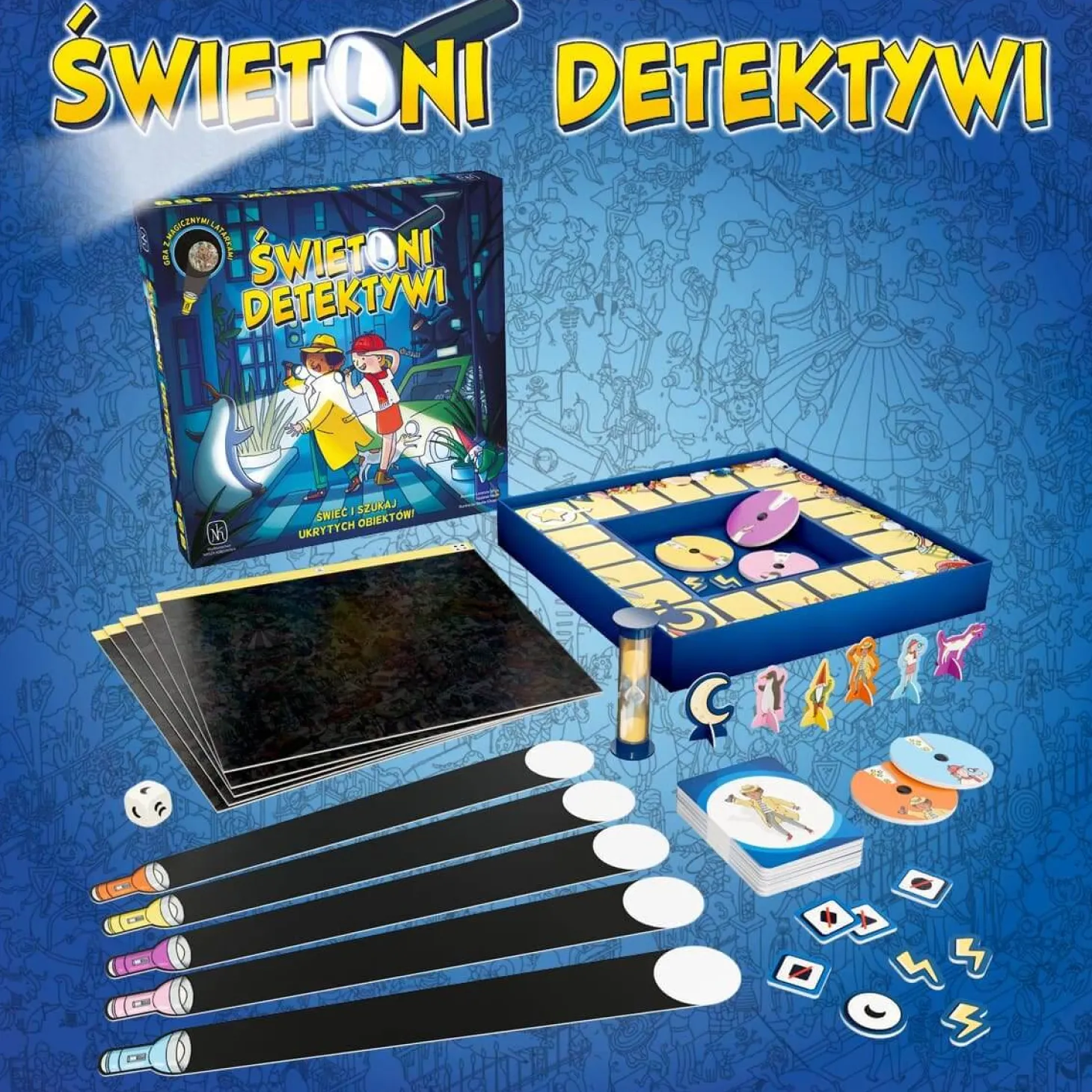 Świetlni detektywi - Gra Planszowa