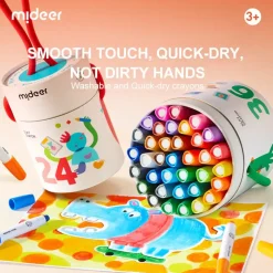Wkłady do miękkich, zmywalnych kredek silky crayons 12 szt.