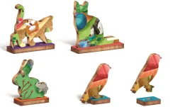 WOODY PUZZLE – drewniane puzzle konturowe – ZWIERZĘTA DOMOWE