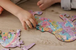 WOODY PUZZLE – drewniane puzzle konturowe – BAŚNIOWE POSTACI
