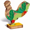 WOODY PUZZLE – drewniane puzzle konturowe – FARMA
