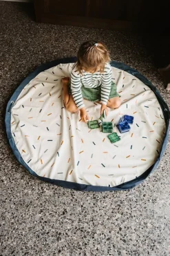 Worek na Zabawki i Mata do Zabawy 2w1 - Confetti