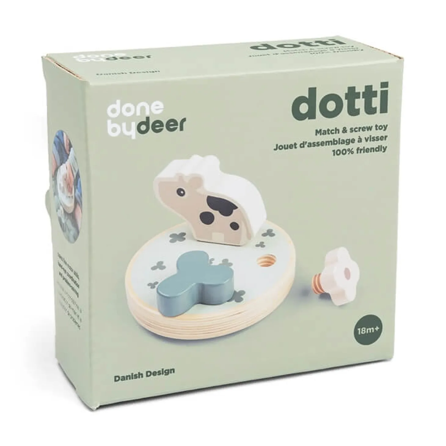 Zabawka do wkręcania Krówka Dotti Tiny Farm