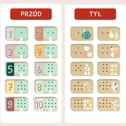 Zabawka edukacyjna do nauki liczenia - Liczę owoce, 3+