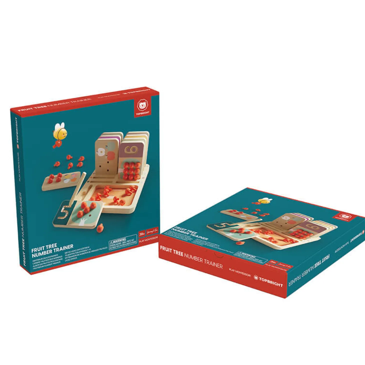 Zabawka edukacyjna do nauki liczenia - Liczę owoce, 3+
