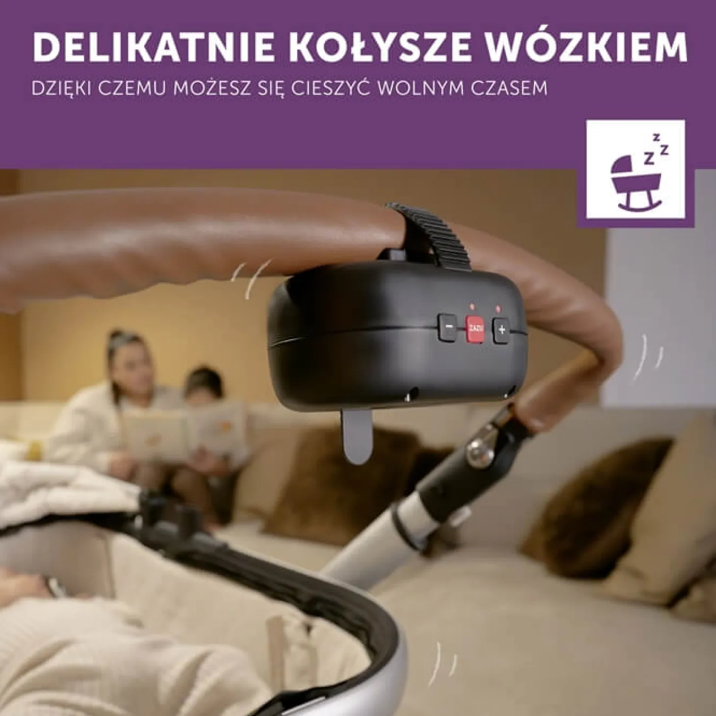 Zazu ROBBY - bujak do wózka, black