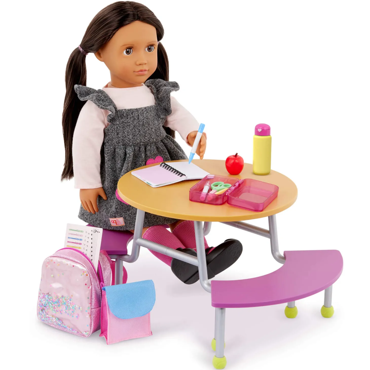 Zestaw akcesoriów dla lalki - Ready for School
