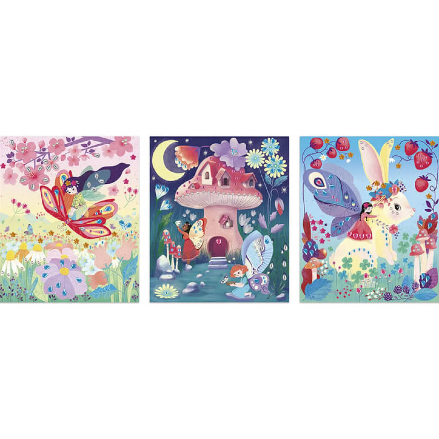 Zestaw artystyczny Czarodziejskie cyrkonie Wróżki Magic Fairies 5+
