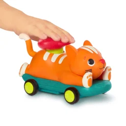 Zestaw autek PawMobiles - kot i pies z napędem push&go