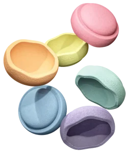 Zestaw do balansowania Stapelstein® Original Mini - Rainbow Pastel, 6el.