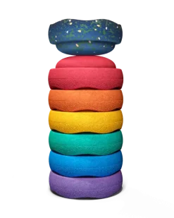Zestaw do balansowania Stapelstein® Original Mini - Rainbow Classic, 6el.