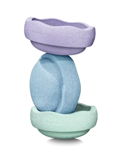 Zestaw do balansowania Stapelstein® Original - Cool Pastel, 3el.