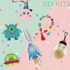 Zestaw do robienia diamentowych breloczków DIY - Motyl