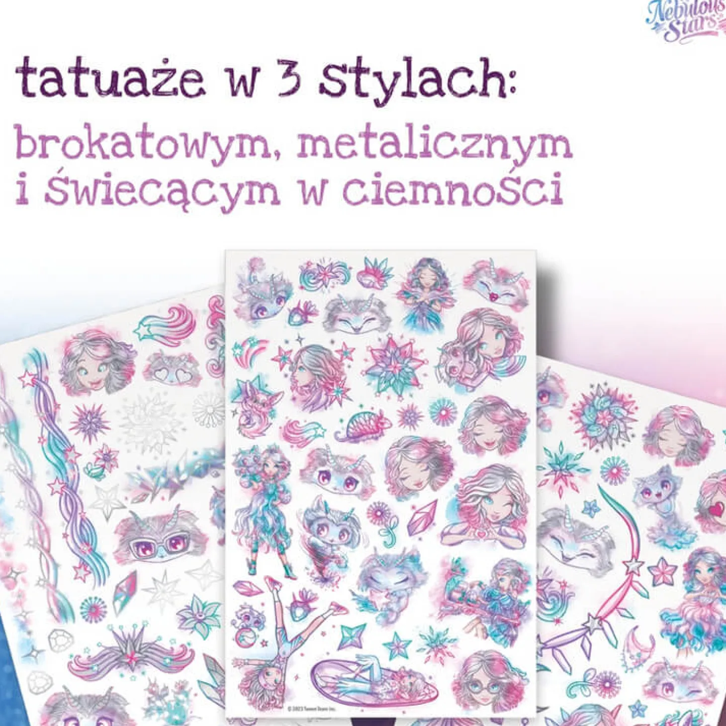 Zestaw do robienia 3 rodzajów tatuaży