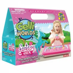 Zestaw do tworzenia gelli z figurkami i tacą Gelli Worlds Fantasy Pack 3+