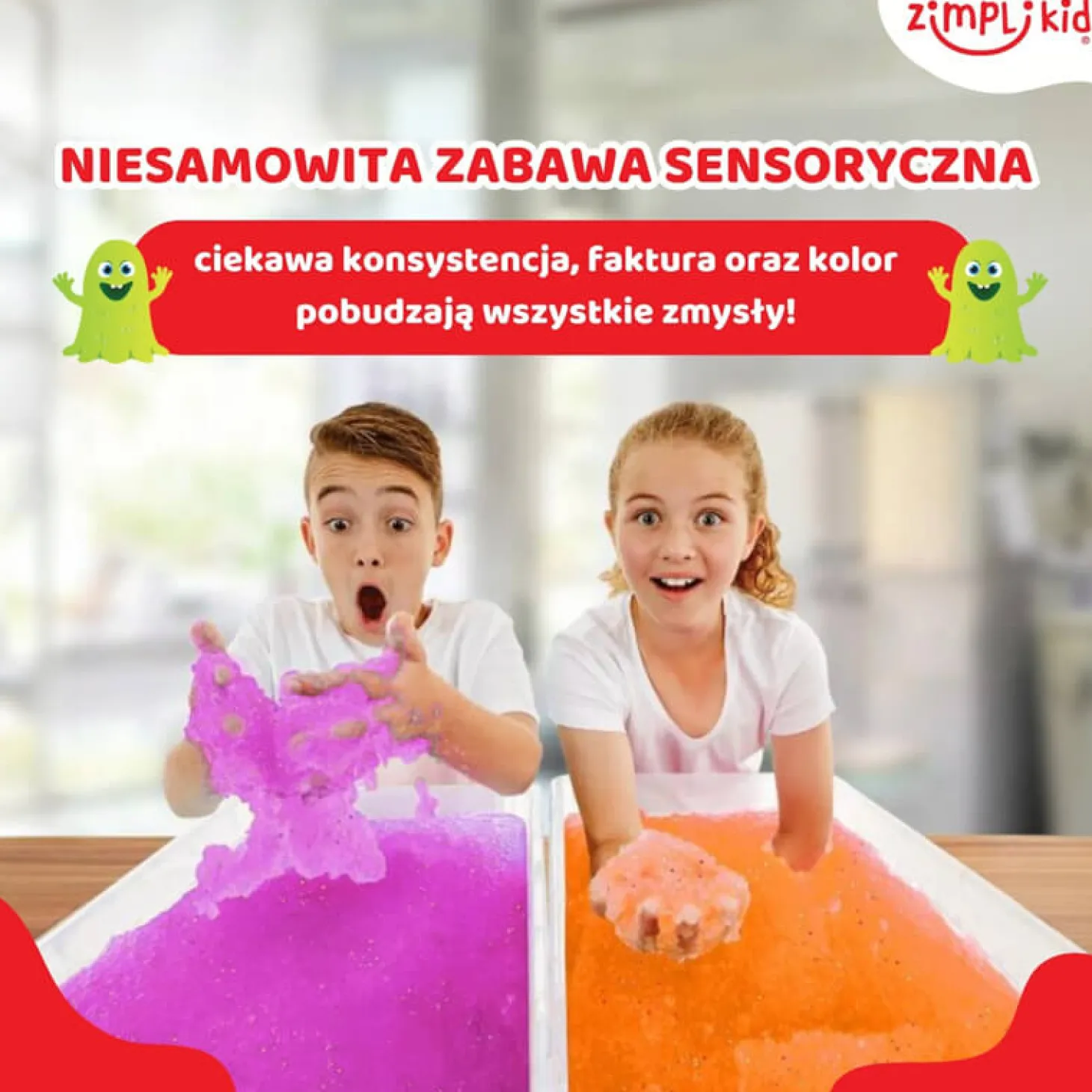 Zestaw do tworzenia gelli z figurkami i tacą Gelli Worlds Fantasy Pack 3+