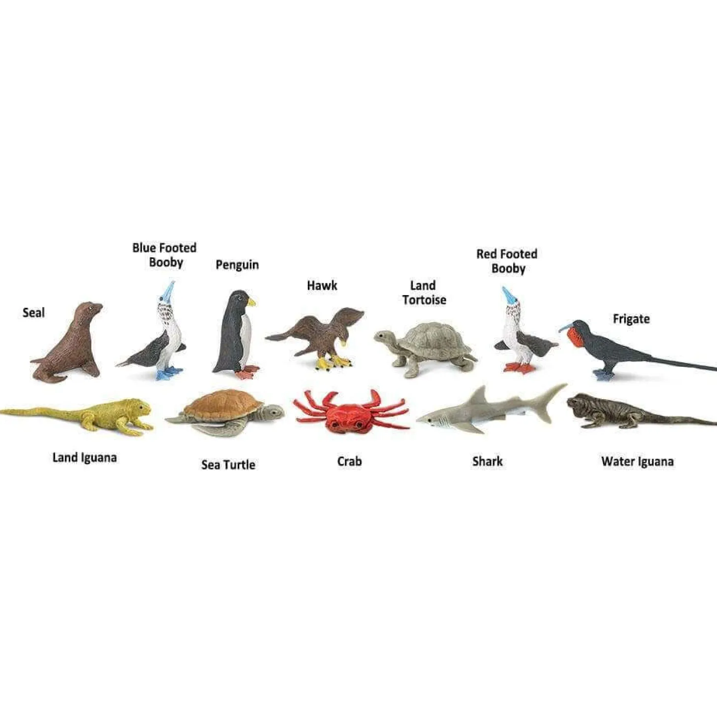 Zestaw Figurek w Tubie - Zwierzęta z Wysp Galapagos