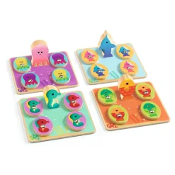 Zestaw 4 gier LUDO SEA