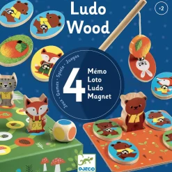 Zestaw 4 gier LudoWood 2+