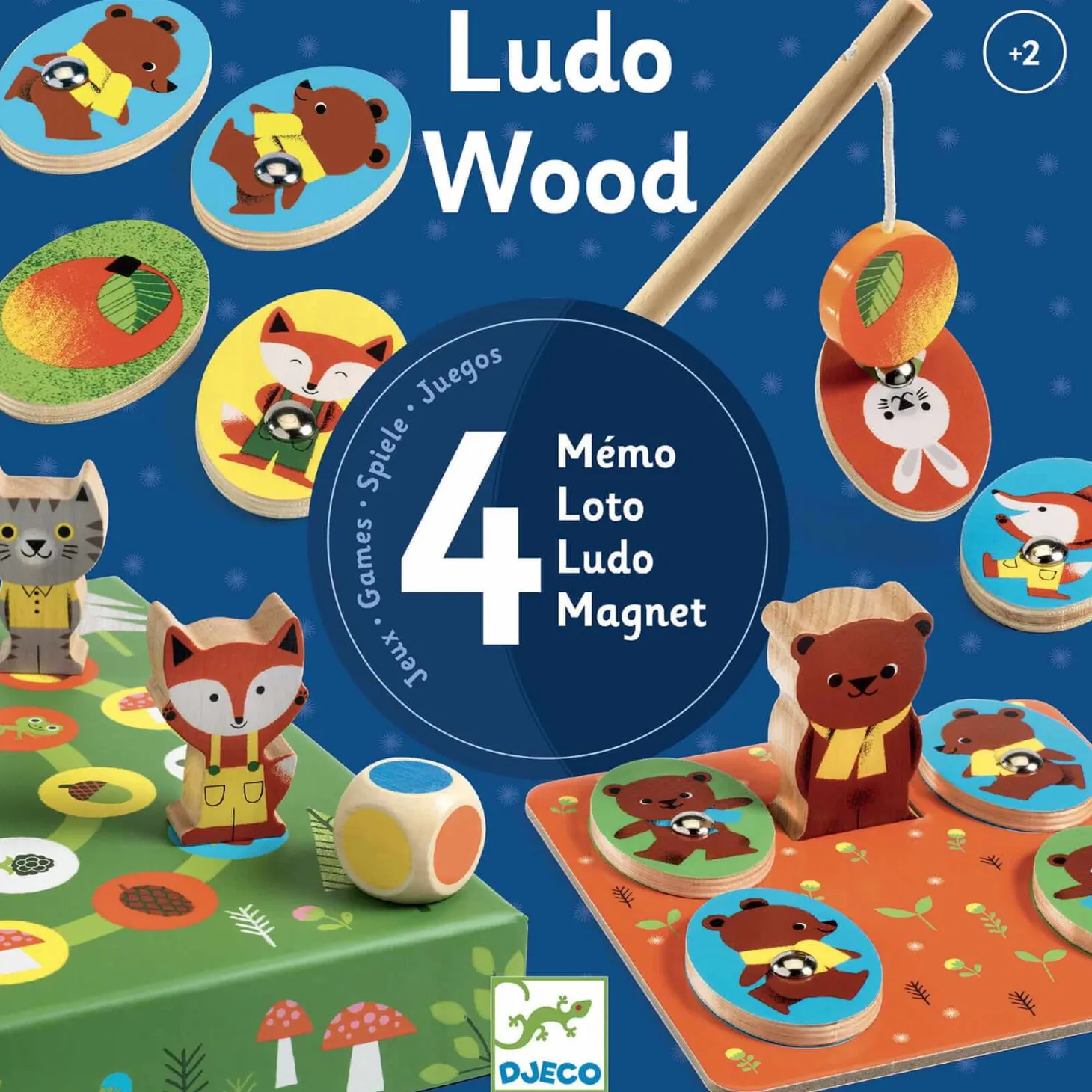 Zestaw 4 gier LudoWood 2+