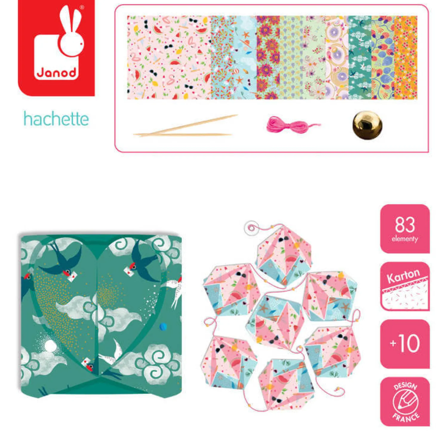Zestaw kreatywny do tworzenia origami 10+
