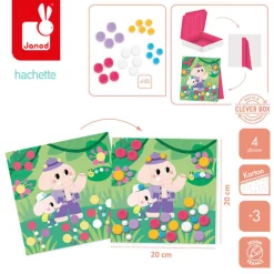 Zestaw kreatywny - Pompony My arts & crafts 3+