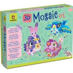 Zestaw kreatywny ze ZWIERZĘTAMI 3D – sztuka zdobienia mozaiką