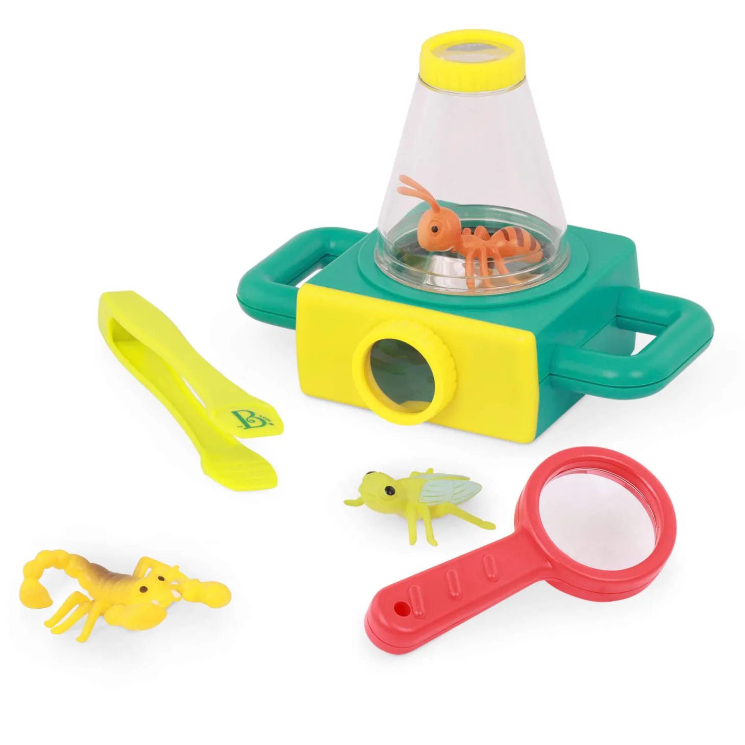 Zestaw małego badacza przyrody z mikroskopem i naklejkami Little Explorer Pack
